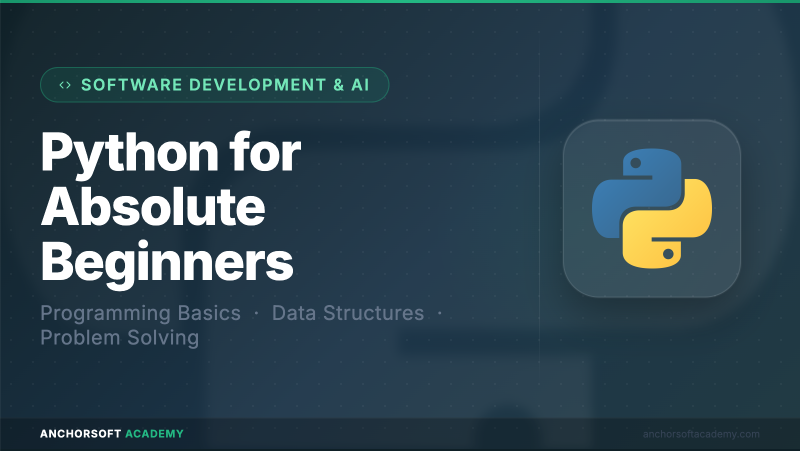 Python for Absolute Beginners